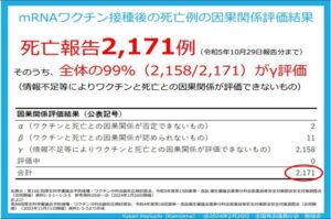 因果関係評価結果