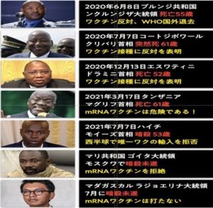 アフリカ大統領